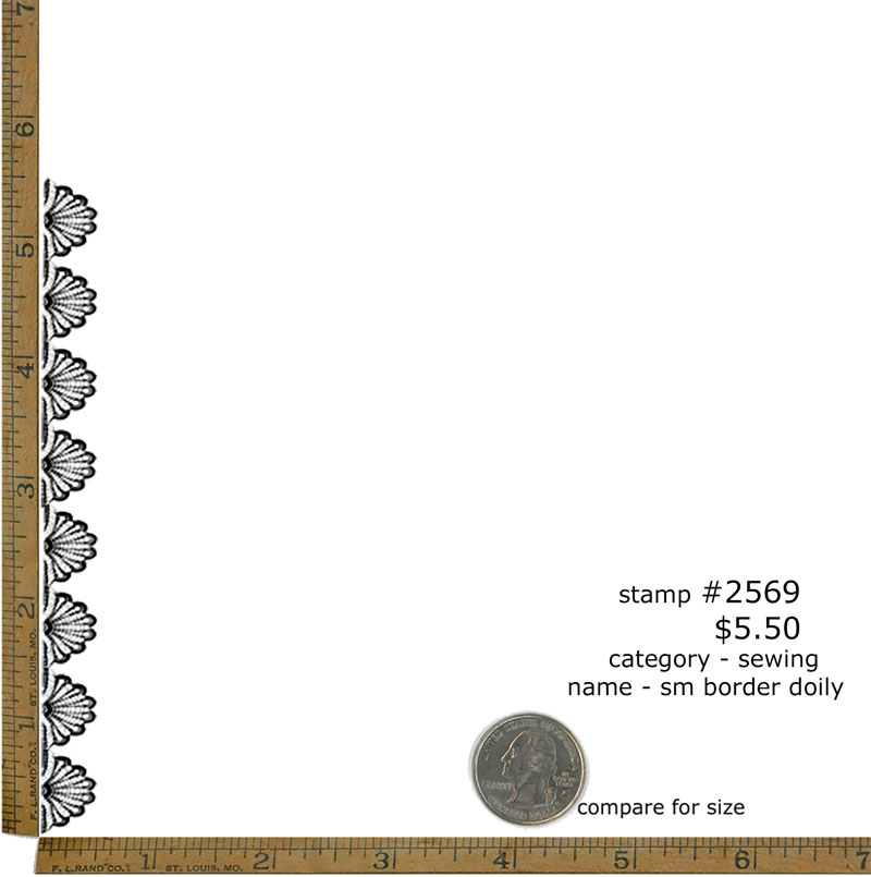 #2569 - Sm. Border Doily - Sewing